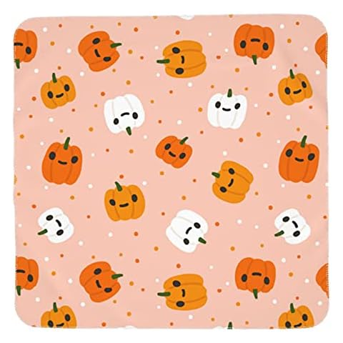 Christmas Halloween Pumpkin Newborn Baby Swaddle Blanket Cute Cartoon Wrap Receiving Blankets Soft Large Swaddle Receiving Gifts for Baby Boy Girl Cover
