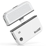 Type-C Wireless HDMI Transmitter & Receiver Kiit, Upgraded 328FT/100M Low Latency, 4K Decode to 1080P 60Hz, Plug&Play, 5.8G+2.4G Video Audio from Phone/Tablet/Laptop/PC to Monitor/Projector/TV Box