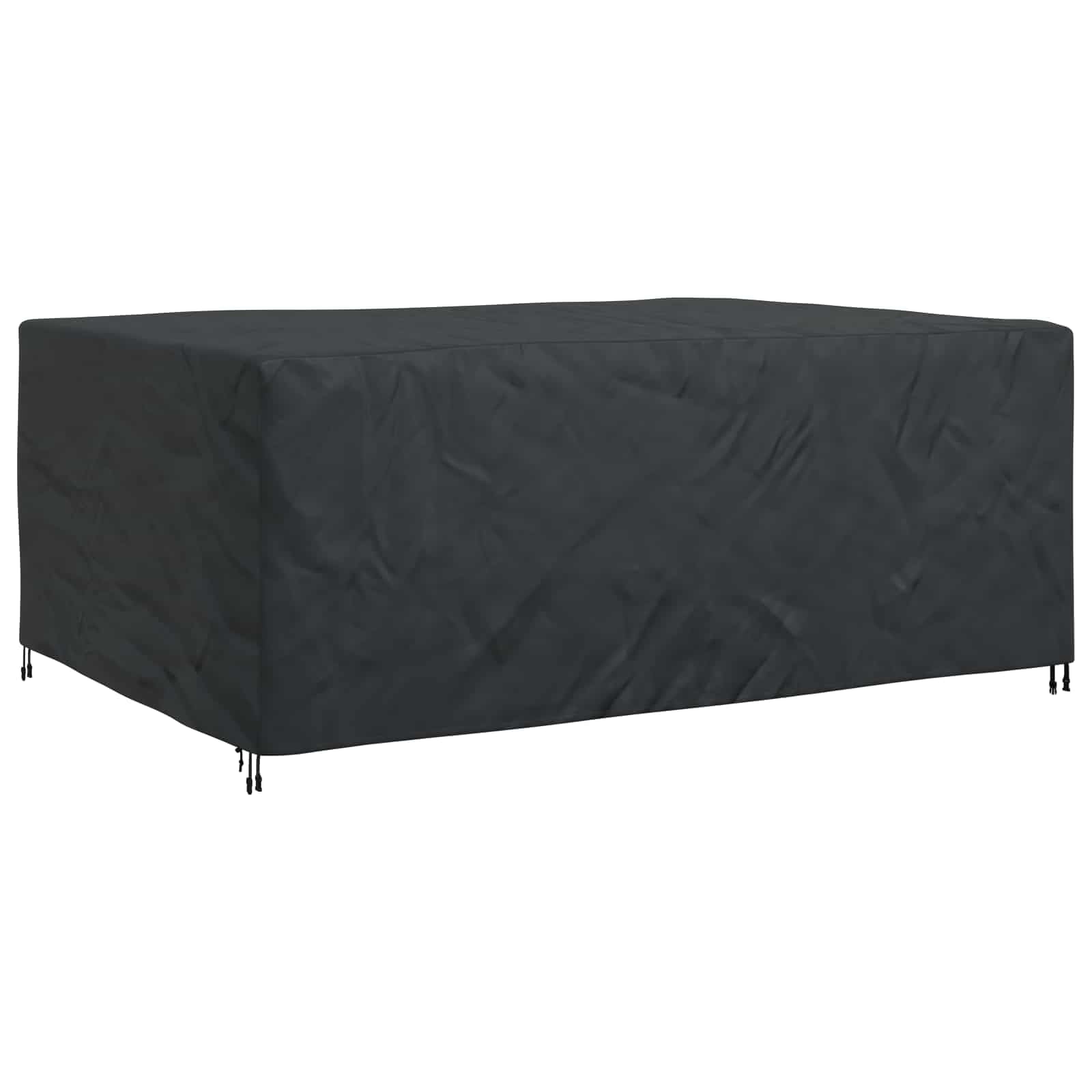 Knerpwd 600D Oxford Fabric 600D Waterproof Furniture Cover Plain Black 270 X 180 X 90 Cm For Indoor Outdoor Use