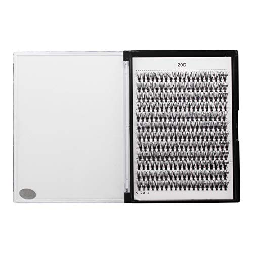 Bodermincer 240Pcs C Curl 20D Cluster Eyelashes 0.07Mm 20D-8Mm To 20D-20Mmto Choose Professional Makeup Individual Cluster Eye Lashes False Lasehs Cluster Wholesale Bulk (20D-14Mm) #TOP1