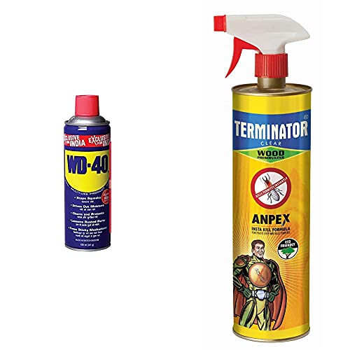 Pidilite WD40, Multipurpose Spray, 420ml Rust Remover (341g)+PIDILITE Terminator EcoFriendly