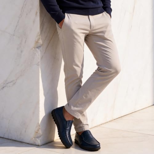 Image of Go Tour Men's Casual Leather Fashion Slip-on Loafers Shoes