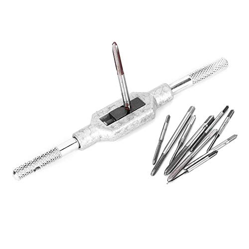 11PCs Mini Screw Tap Set Gewindeschneidwerkzeug Schraubwerkzeug Zubehör Schnellarbeitsstahl M1-M3.5 für das Gewindeschneiden von Uhren und Armbanduhren