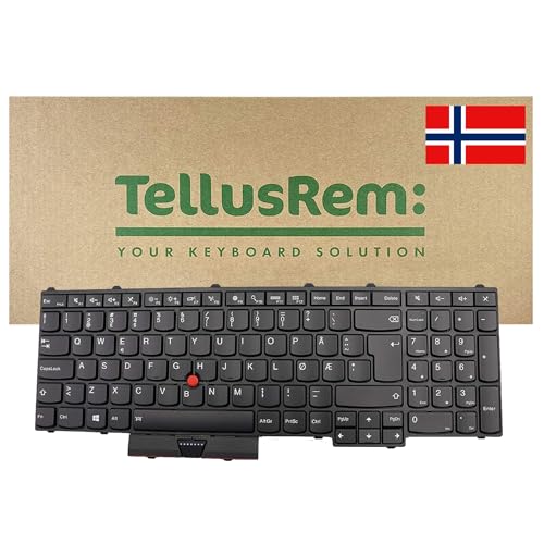 Clavier de remplacement norvégien rétroéclairé pour Thinkpad P50 P70