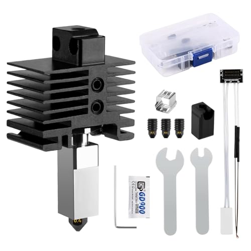 CCTREE Hardened Steel Nozzle Assembly Hotend Kit for Bambu Lab P1P/P1S