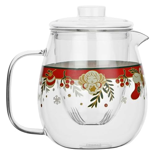THUN - Teiera in vetro Sorprese di Natale