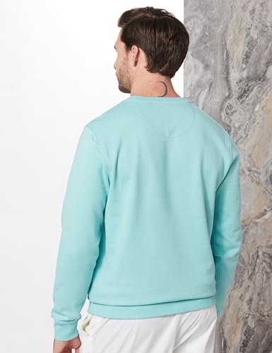 Image of Amazon Brand - Symbol Men Cotton Rich Light Weight Crew Neck Sweatshirt (Regular Fit)