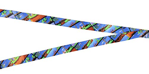 Sonic The Hedgehog Lanyard Id Badge Holder Classic Video Game Design W/Rubber Charm And Collectible Sticker #TOP2