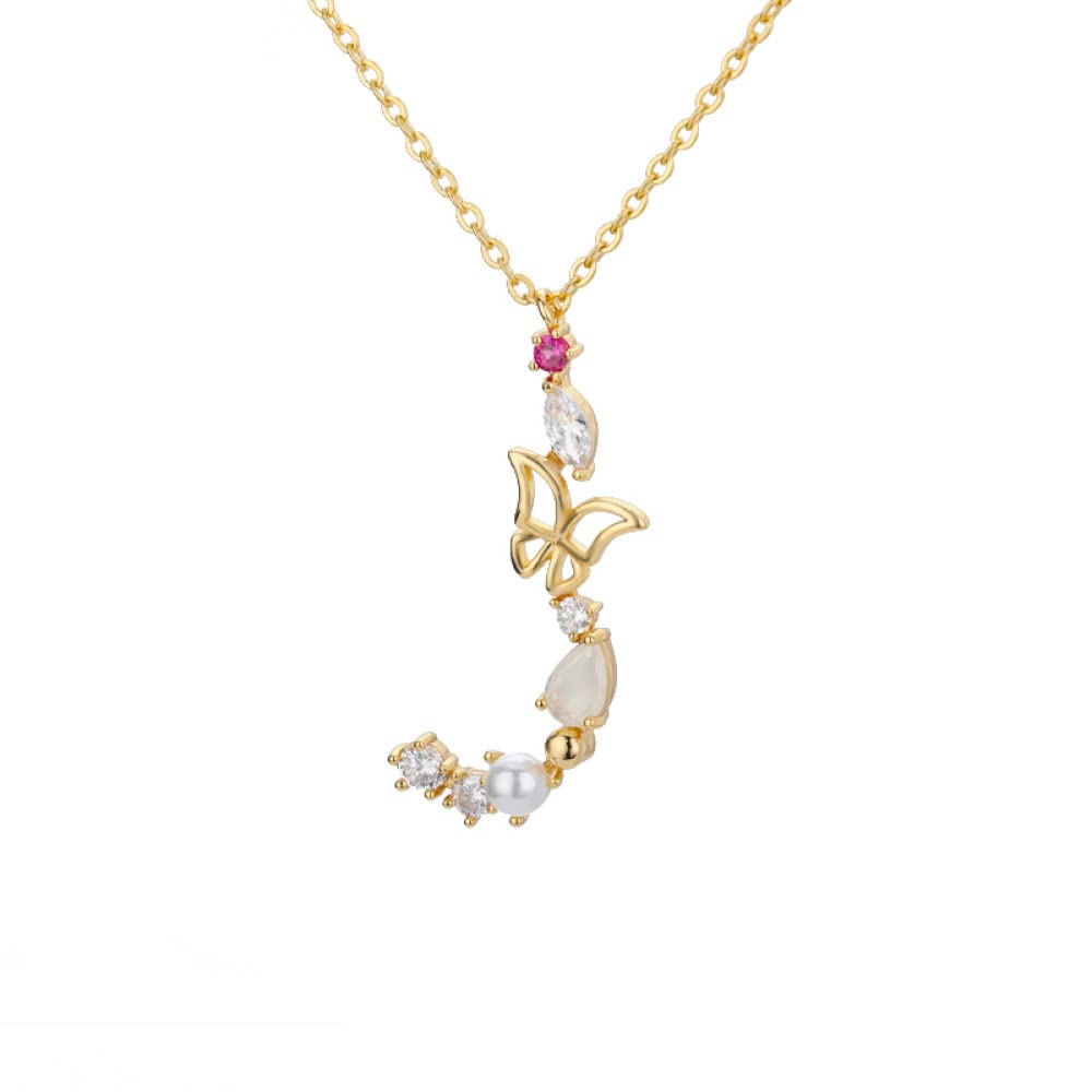 Collar de letra inicial para el día a día y eventos especiales de mujer