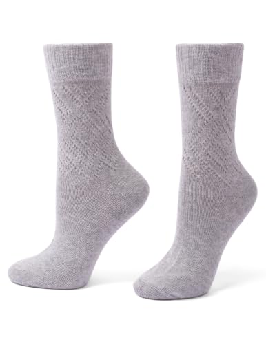 Image of HUE womens Crew Length Boot Socks, 2 Pair Pack
