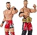 Mattel WWE Main Event Showdown Action Figures 2-Pack with Accessory, Series #22 Austin Theory & Grayson Waller Collectible Set, 6-inch