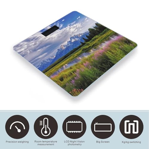 Báscula Digital Grand Teton National Park para Peso Corporal miniatura 3