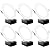 Sunco Lighting - 6 Pack 6 Inch Ultra Thin LED Recessed Ceiling Lights, 4000K Cool White, Dimmable, 14W, Wafer Thin, Canless with Junction Box