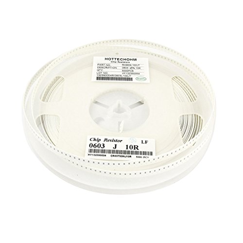 5000 Piezas Electronic 10 Ohm SMT SMD Thick Film Chip Resistor 0603 10R (Resistor de chip de película gruesa electrónica de 5000 ohmios SMD SMD de 10 ohmios 0603 10R Replacement resistor
