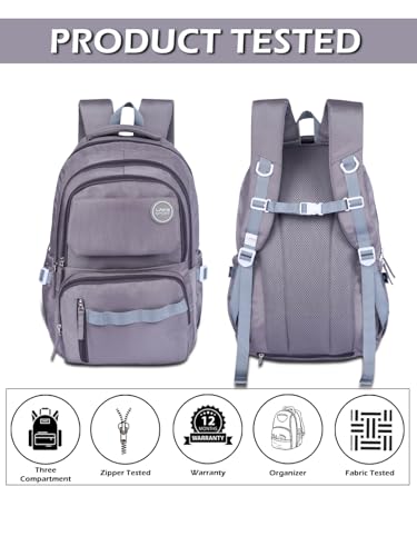 Image of Lavie Sport Terrain Laptop Backpack | 36 Liters | Fits Upto 16 Inch | Laptop Compatiable | Rain Cover