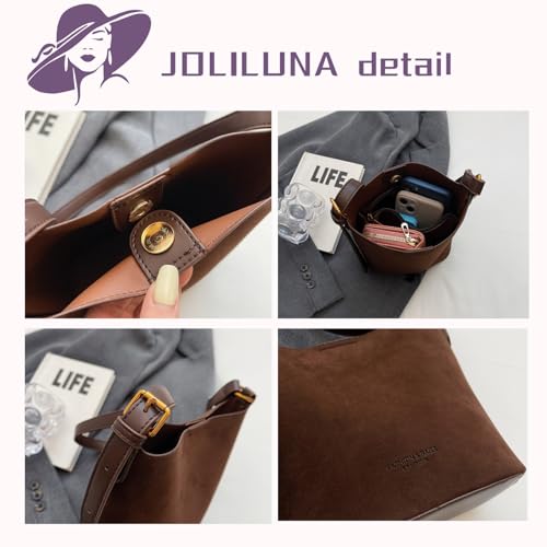 Brown Suede Bag for Women - Burgundy Wine Purse, Small Crossbody Mini Bag for Fall4