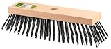 stahlbesen kehrmaschine Gartenwerkzeuge Connex Stahldrahtbesen 290 mm / Stahlbesen / Eisenbesen / Kehrbesen / mit Holzkörper / Garten / FLOR12070