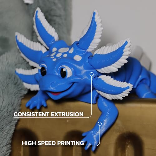 Image of Polymaker PETG Electric Blue 3D Printer Filament 1.75mm 1kg, High Speed PETG up to 300mm /s, High Strength New Formula, Excellent Layer Adhesion, Warp Free, Compatible with Most 3D Printers