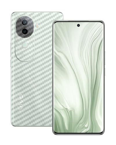 Image of Compatible with Vivo V40e Back Skin Sticker /Vinyl wrap /Protective Film Mobile Skin Carbon Fiber Transparent (only Back)
