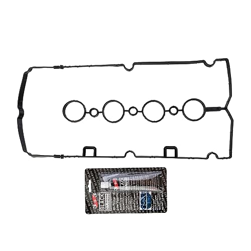 Image of VS50779R Engine Valve Cover Gasket & Gasket Maker 3.4oz Compatible with 2007-2020 Chevy Aveo Aveo5 Cruze Sonic Trax Pontiac G3 G3 Wave Saturn Astra 1.6L 1.8L 55354237 VS50656 713816600