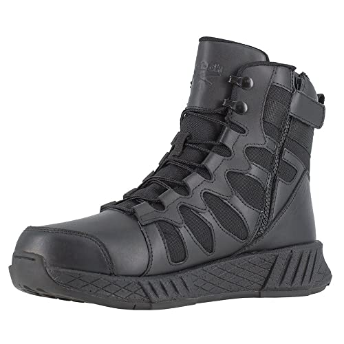 Image of Reebok Work Men's 6 inch Floatride Energy Soft Toe Tactical Boot with Side Zipper Black - RB4355