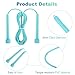 Aodaer 30 Pack PVC Skipping Rope Adjustable Jump Rope for Kids Multicolor Jump Rope Bulk with Plastic Handles Lightweight for Outdoor Fitness Exercise and Weight Loss, Training and Racing