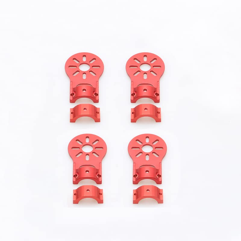 4PCS RC Drone Metal 12mm 16mm 18mm Silnik Mocowanie Siedzenia dla 2212 2216 3508 Silniki Bezszczotkowe Mini Quadcopter Hexacopter Rama(16mm red)