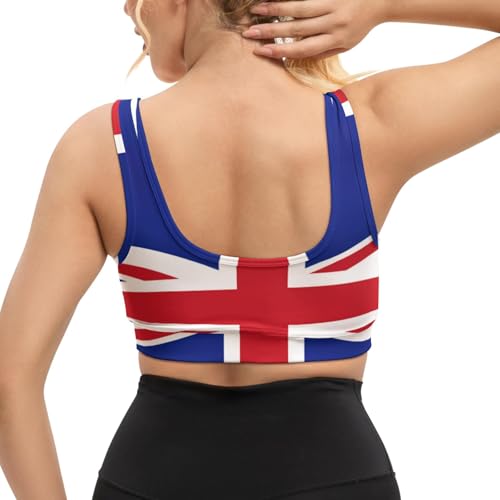 Image of Yoga top Women's Cheerleading Uniform Gym Outfit Running Crop Tops Yoga Shirts Casual Tank Top