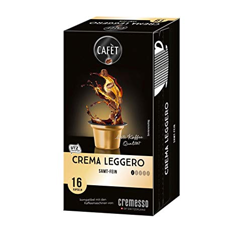 Cafet para Cremesso, Crema Leggero 16 cápsulas