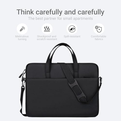 Bolso Mensajero Resistente al Agua 14.96" Negro miniatura 2