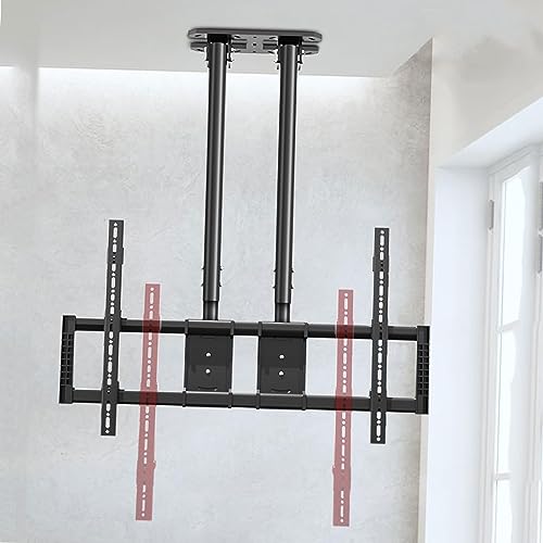 Support plafond TV réglable pour grands écrans de 50 à 100 pouces
