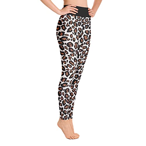 Legging yoga léopard en textile premium opaque et galbant