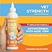 Paw Science Dog Ear Cleaner - Cat & Dog Ear Infection Treatment - Medicated Pet Ear Wash, Flush, and Cleaning Solution for Dogs and Cats - Remedy for Itchy Yeast Relief
