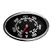 Hongso TG549 Replacement Lid Thermometer Gas Grill Stainless Steel Heat Indicator for Dyna-Glo, Aussie, BBQ Grillware, Brinkmann, Uniflame and Other Gas Grill Models (1-Pack)