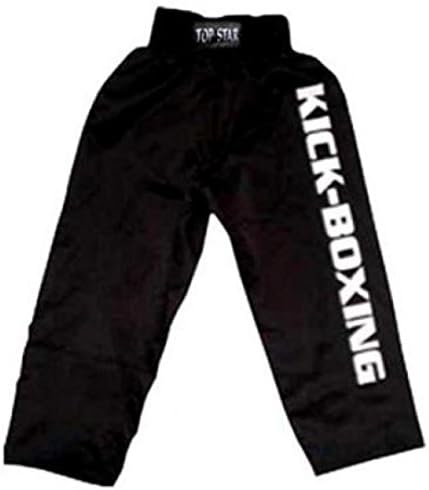 TS Kickboxing Trousers Long Polyester | Black | Kickbox Shorts, Boxing Shorts, Kickbox Trousers