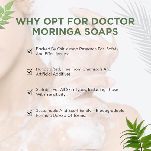 Image of Herbal Handmade Bathing Soap 100gm (2 Piece) | Neem Soap for Deep Cleansing | Removes Dirt & Impurities | No Mineral Oils | Suitable for All Skin Types
