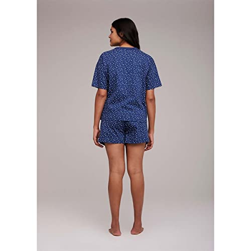 Pijama Curto Feminino Estampado - Rosa P