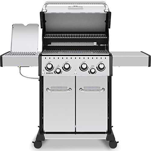 Broil King, Baron S 490 Pro Ir, 875944, Liquid Propane (Lp), Silver, Black #TOP3