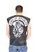 SOA Sons of Anarchy Black Leather Highway Biker Vest (Adult Large)