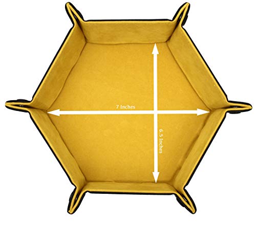 image for Forged Dice Co. Dice Tray Portable Folding Dice Rolling Tray for use a