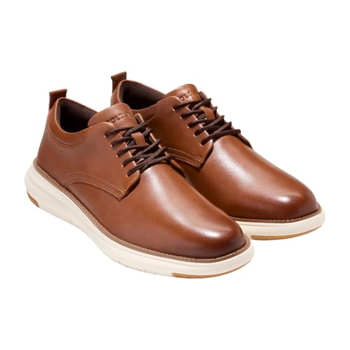 Cole Haan Cole Haan Men's Grand Remix Oxfords, British Tan/Ivory, 7-M US
