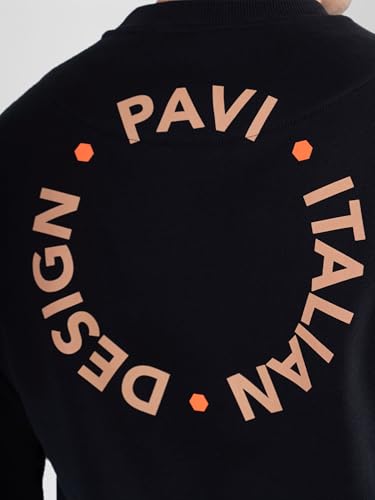 Black Sweater Cotton 97% Elastane 3% for Men Casual, Soft, Modern Design and Comfortable for Everyday Use. 6