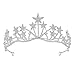 Frcolor Crystal Rhinestone Tiara Crown,Star Bridal Wedding Princess Pageant Queen Crown Headband
