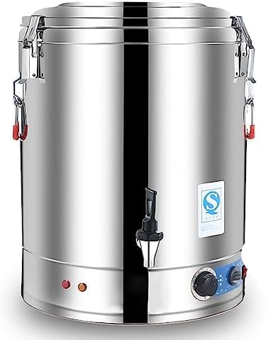 Urna comercial de acero inoxidable para agua caliente con depósito de gran volumen