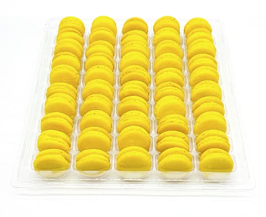50 Pack Gluten Free French Lemon Macaron | A great addition for your bakery establishment or your next party