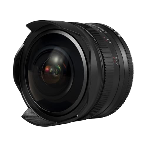 Image of Brightin Star 7.5mm F2.8 III Ultra Wide Angle Fisheye Lens for Canon EF-M Mount Mirrorless Cameras, Manual Focus Prime APS-C Lens Fit for M1 M2 M3 M5 M50 Mark II