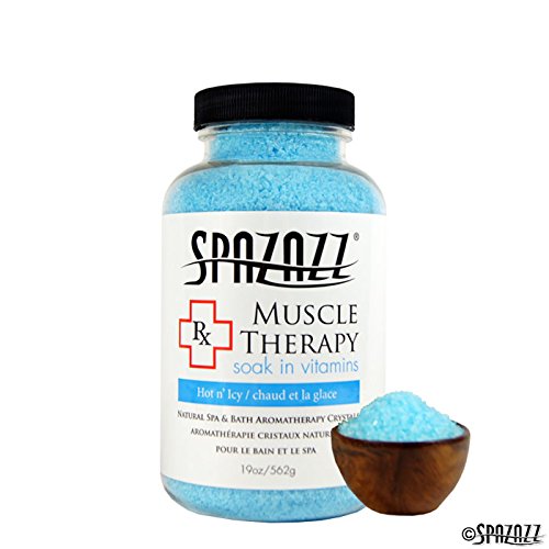 Spazazz Spz-601 Rx Therapy Crystals Container Bath Minerals, 19-Ounce, Muscular Therapy Hot N' Icy #TOP2