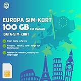 Supporto LTE 5G e 4G: Approfitta di Internet ad alta velocità con il supporto per reti 5G e 4G LTE La scheda SIM funziona perfettamente su smartphone, tablet e router, garantendo una connessione Internet veloce e stabile, ovunque ci si trovi in Europa o nel Regno Unito.