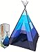 Teepee Tent for Kids | Tepee Play Tent Indoor and Outdoor Portable | Play Tent for Boy and Girls | Childrens Pop Up Tee Pee Playhouse Fort | Carry Case Included | Child Safety Test Lab CPSC Certified