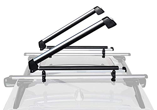 DrsportsUSA Car Rack Carrier Ski Car Rack, Snowboard Car Rack, Ski Roof Carrier